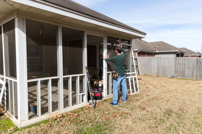 Porch Carpet Installation