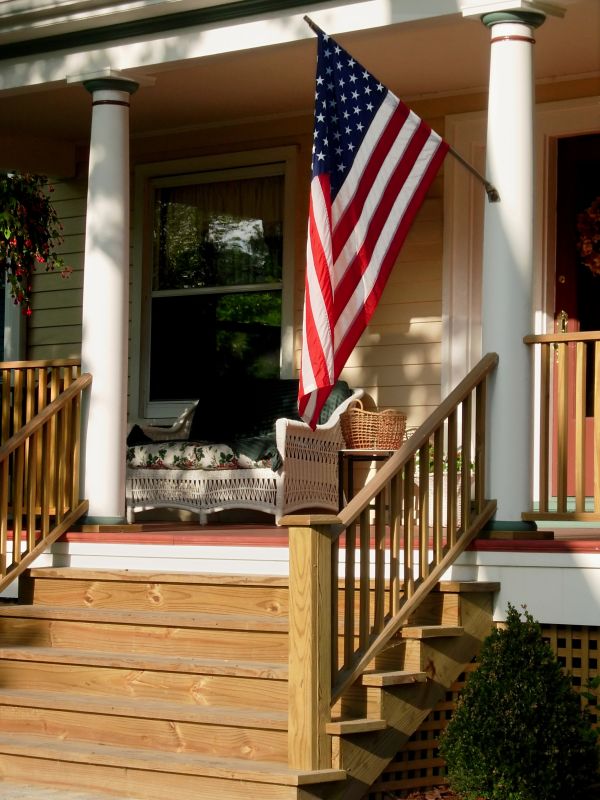 Porch Carpet Installation