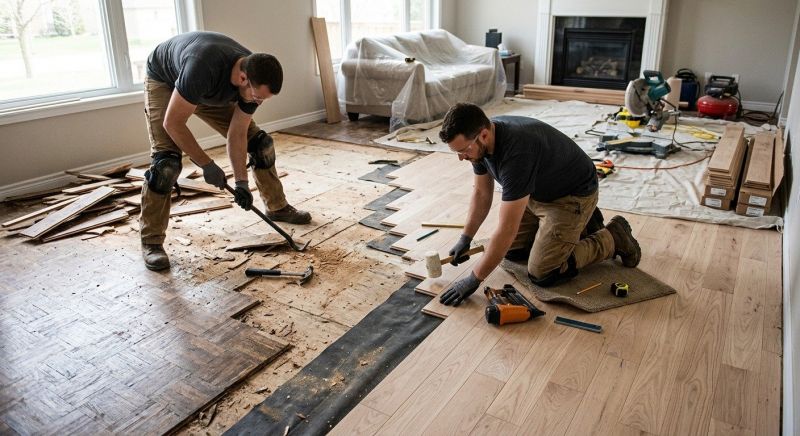 Oak Floor Replacement in San Antonio, TX