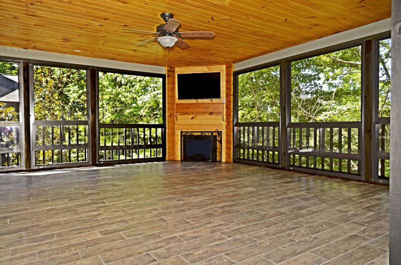 Porch Carpet Installation