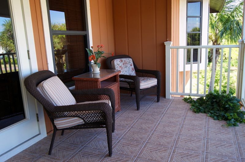 Porch Carpet Installation