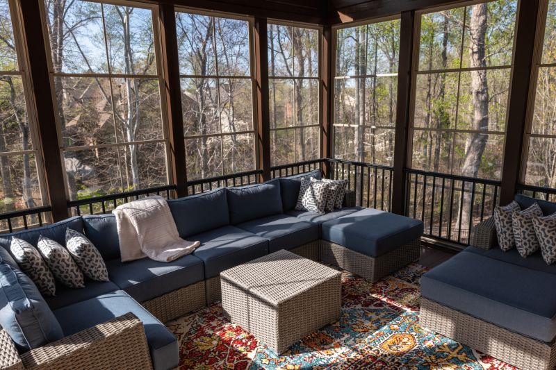 Porch Carpet Installation